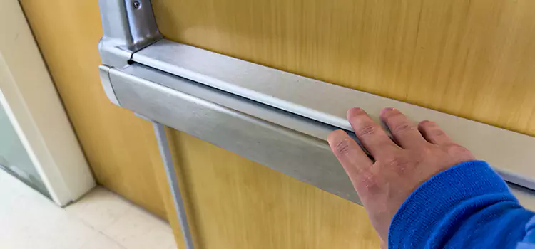 Installing a Push Bar on a Door Waverly